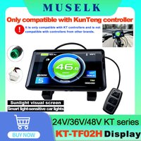 EBike Display is Only Compatible with Quantum Controller KT-TF02H 24V/36V/48V, an Intelligent Panel Display for Electric Bicycle