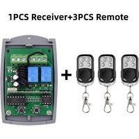 2CH Universal Garage Door Remote Control Receiver For ERREKA ACM DEA DOORHAN AT-4 MOTORLINE DITEC 433mhz Fixed Rolling Code