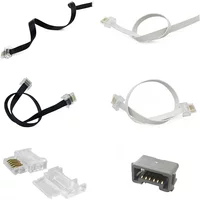 2024 New 25CM 35CM 50CM Power Functions Part WEDO 2.0 Cable With Crystal Building Blocks Parts Fit For EV3 Roboyic Technical Toy