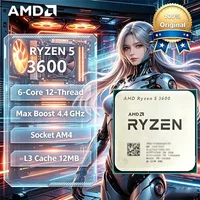AMD Ryzen 5 3600 CPU 3.6GHz 6-Core 12-Thread CPU Ryzen 5 R5 3600 Processor LGA AM4 Gaming CPU Without Package