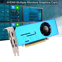 SRhonyra GT730 2GB Multi Monitor Graphics Card,GDDR5 4 HDMI Video Card Multi Screen Splicing