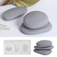 Irregular Special Silicone Mold DIY Handmade Stone Pebbles Jelly Soap Ornament Resin Mold Garden Bonsai Decoration Display Craft