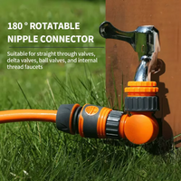 1PC/3PCS garden hose connector faucet adapter 1/2 inch hose, kitchen faucet adapter quick connect for watering and irrigation