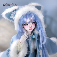 Sadie C 1/4 Ball Jointed Doll Blue Water Mermaid Core Anime Fantasy Oceanic Female Full Set Resin Head Sculpt Shugafairy