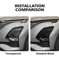 Smoke Black High-Gloss TPU Headlight Protective Film for Chery Omonda 5 C5 E5 2022-2025 Pre-Cut PPF Anti-Scratch Vinyl Wrap