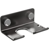 1PC No Drill Wall Mounted Hair Dryer Holder Metal Bathroom Shelves Hair Dryer Storage Rack Bathroom Accessories Household Items