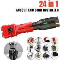 1PC Professional 24 In 1 Multifunction Faucet & Sink Installer Wrench Plumbing Tool Water Pipe Spanner For Kitchen Bathroom