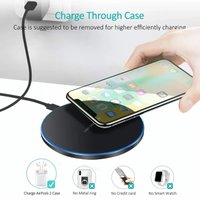 Dual Device Wireless Charger Pad 15W Fast Charge LED Indicator For Magsafe For iPhone 12-17 Pro Max For AirPods Home Office Use