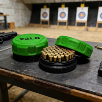 1pc Mini Ammunition Storage Box(suitable for.22LR Caliber Ammunition)- Compact and Durable Ammunition Box Portable storage rack