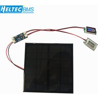 6V 3W 12V 2W Solar panel with Solar min battery charger with battery display DIY KIT PH 2.0 Cable