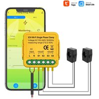 Smart Life WIFI Energy Meter Current Sensor Statistician for Electrical Lighting Solar KWH Monitor 100-240V
