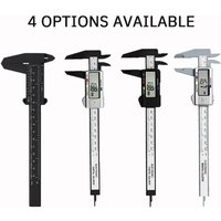 1PCS Plastic Vernier Caliper Digital Display Caliper Mini Text Play Caliper Student Vernier Ruler 0 to 150mm Measuring Tool