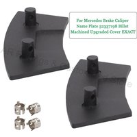 For Mercedes Benz Brake Caliper Name Plate / Heat Sinks 32337198 Billet Machined Upgraded Cover EXACT