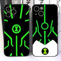 GT Cartoon Ben 10 Phone Case For 17 Pro Max Iphone 16 15 13 14 12 Mini 11 Xr X Xs Pro Max Back Cover