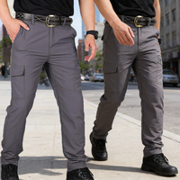 Summer Military Tactical Pants Quick Drying Cargo Men Waterproof Casual Wear resistant Multi-pocket Outdoor Hiking Trousers
