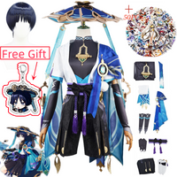 Wanderer Scaramouche Cosplay Spiel Cosplay Kostüm Balladeer Hut Uniform Kunikuzushi Halloween Karneval Party Kleidung Anime