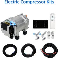Camper Rv Truck Car Electric Air Conditioner Compressor Conversion Repair Replacement Kit 12v 650w Cooling Capacity 2200w