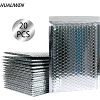 20pcs/lot Rose Gold/Silver/Purple/Blue Packaging Shipping Bubble Mailer Plastic Padded Envelopes Gift Bag Mailing Envelope Bag