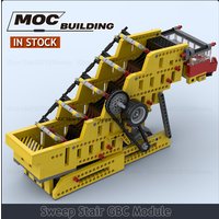 GBC Module Sweep Stair MOC Building Block Sports Ball Motor Machine Technology Bricks DIY Assembly Toys Xmas Gifts