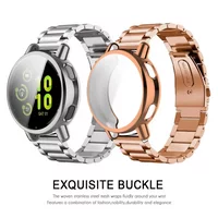 For Garmin Venu 3 / Vivoactive 6 / Vivoactive 5 2in1 Metal Stainless Steel Strap +Case Screen Protection