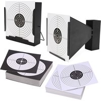 Training Target Shooting Bullet BB Ball Collector Special Steel 14x14cm 100pcs Shooting Paper for Airsoft Paintball Target