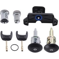 LOCK SET COMPLETE SET & 2 KEYS FOR FORD TRANSIT MK7 2.4 2.2 4874508 (2006-2014)