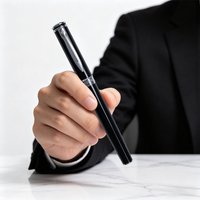 Luxury Hero 7035 Fountain Pen Set Black Piano Paint Iridium Nib Exquisite Gift Box Men Women Students Birthday Writing Gift