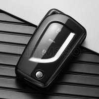 Tpu-Autoschlüssel-Schutzhülle, Fernschlüsseletui für Toyota Yaris Rav4 Highlander Auris Avensis Aygo Scion TC IM 2015–2016
