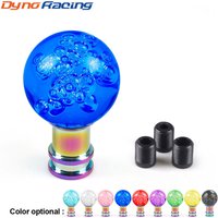 Car Manual Shift Knob Acrylic Gear Shifter Head Shift Knob Stick Crystal Transparent Bubble Pink Blue Clear Gear Shift Knob