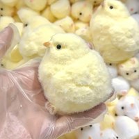 1Pc Yellow Chick Squishy Squeeze Toy Kids Adult Pop Fidget Toys Soft Pinch Entertainment Games for Children Christmas Gifts