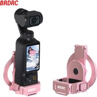 BRDRC Magnetic Mount for DJI Osmo Pocket 4 3 Accessories Pink Cage Expansion Phone Adapter Live Broadcast Teleprompter Stand