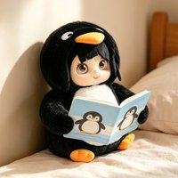 Cute Gugu Gaga Plush Toy Movie Stuffed Animals Cute Penguin Brightly Colored Fragrance Vinyl Dolls Kids Toys Girls Birthday Gift