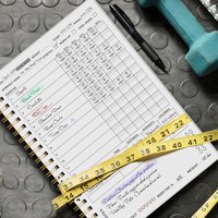 Fitness Planner for Women, A5 Spiral Workout Journal with Goal Tracker Weight Loss & Gym Log Book