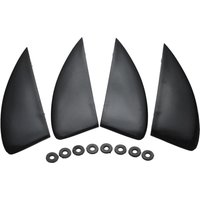 4Pcs/Set Fin for Kiteboarding Fin Kitesurfing Kite Board Fly Surf Gear Fly Kite Surfing Board Fin Accessories