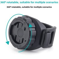 Bike Handlebar Computer Holder Multifunctional Bicycle Computer Mount 360° Rotation MTB Road Bike Stopwatch Bracket for Garmin