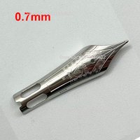 Luxury WingSung 630 Large N0.8 Iraurita White Gold EF/F/M/B Nib Grip Section For WingSung 630 Fountain Pen Accessories Gift