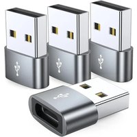 4/5Pack USBC Female to USB Male Adapter Type C to USB A Charger Cable Converter,Compatible with iPhone iPad Samsung Galaxy Pixel