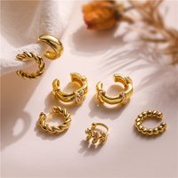 HECHENG,Fashion Ear Cuffs Without Piercing Ear Clip Earrings Non-Piercing Fake Cartilage Earrings For Women Jewelry
