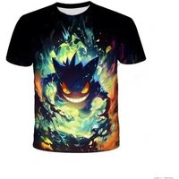 SUMMER CHILDREN S POK MON T SHIRT FASHIONABLE 3D PIKACHU UNIVERSAL FOR BOTH MEN AND WOMEN POK MON THEMED SHORT SLEEVED SHIRT