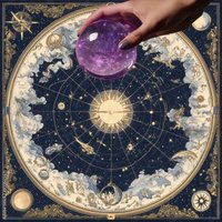 VIKAMA Cosmic Star Chart Tarot Wallpaper, Suitable For Tarot Divination And Prediction, Meditation, And Home Decor.