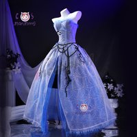 Corpse Victoria Everglot Bride Cosplay Monster Cos High Costume 2025 New Women Wedding Dress Long Headwear Prop Halloween set