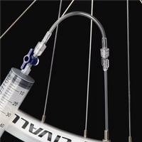 RIDERACE Bicycle Tubeless Tire Liquid Injection Tool 60ml Bike Tire Tubeless Sealant Injector Oil Mineral Change Repair Tools