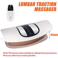 Electric Lumbar Traction Massager Adjustable Vibration Waist Massager Waist Spine Support Back Massage Machine Waist masajeador