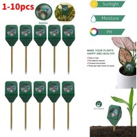 1-10pcs Mini Soil Moisture Meter Metal Probe Gardening Plant Flower Water Analyzer Soil Moisture Tester Hygrometer Detector Tool