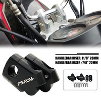 Universal 28mm 1 1/8" 22mm 7/8" Motorcycle Handlebar Riser Bar Mount Handle Clamp For Honda For BMW For Benelli For Kawasaki