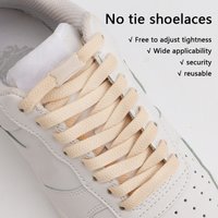 1Pair No Tie Shoe Laces Elastic Shoelaces Kids Adult for Sneakers Shoelace Quick Lace Lazy Sport Rubber Bands Flats Shoestrings