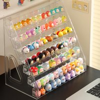 Acrylic Display Riser Stand Shelf Clear Stand Perfume Display Holder Figures Desktop Decoration and Organizer Showcase Toys