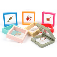 Présentoir à bijoux boîte élastique Transparent PE Film anneau boucle d'oreille étui Bracelet collier boîte de rangement Non oxydé pour bijoux 1 pièces