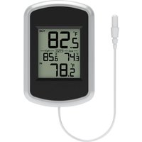 Digital Thermometer Waterproof Indoor Outdoor with 2m Probe Sensor Min/Max Memory LCD Display for Home Garden Fridge Aquarium