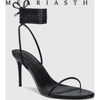 Women's Fashion Summer Sandals Lace Up Open Toe thin Heel Hot Selling Women's High Heel Sandals Cross Lace Up Large Size 35-44